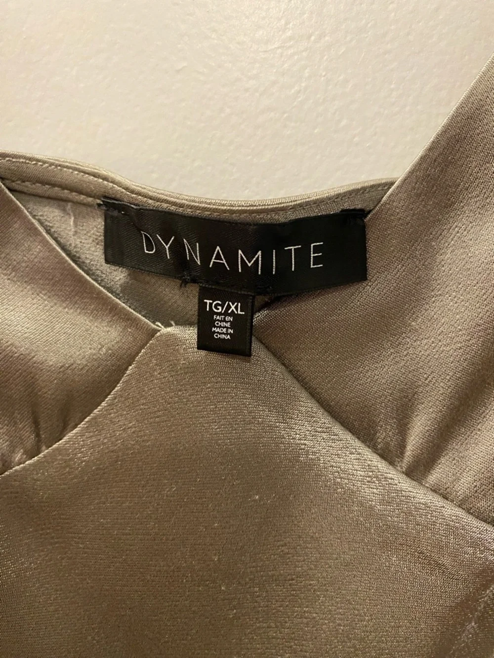 Dynamite Shimmery Slip Dress - Picture 3 of 6